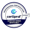 Lean Six Sigma White Belt Professional Certification – LSSWBPC